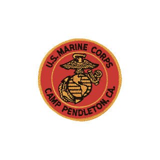 U.S. Marine Corps Camp Pendelton CA Patch Logo