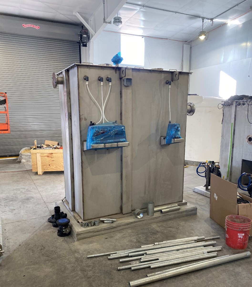 APPLICATION Chemical Addition System (CAS) shown Railroad application. Westlake